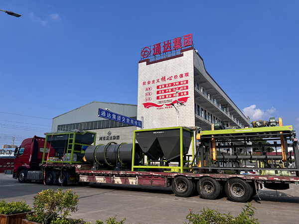 颗粒有机肥生产线发往安徽六安